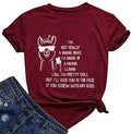Women Funny Mama Llama T-Shirt