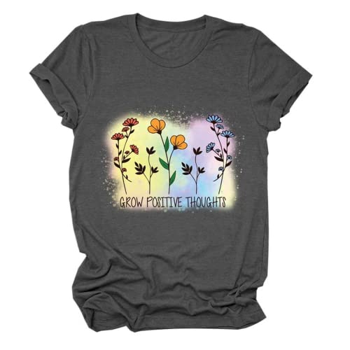 Women Grow Positive Thoughts T-Shirt