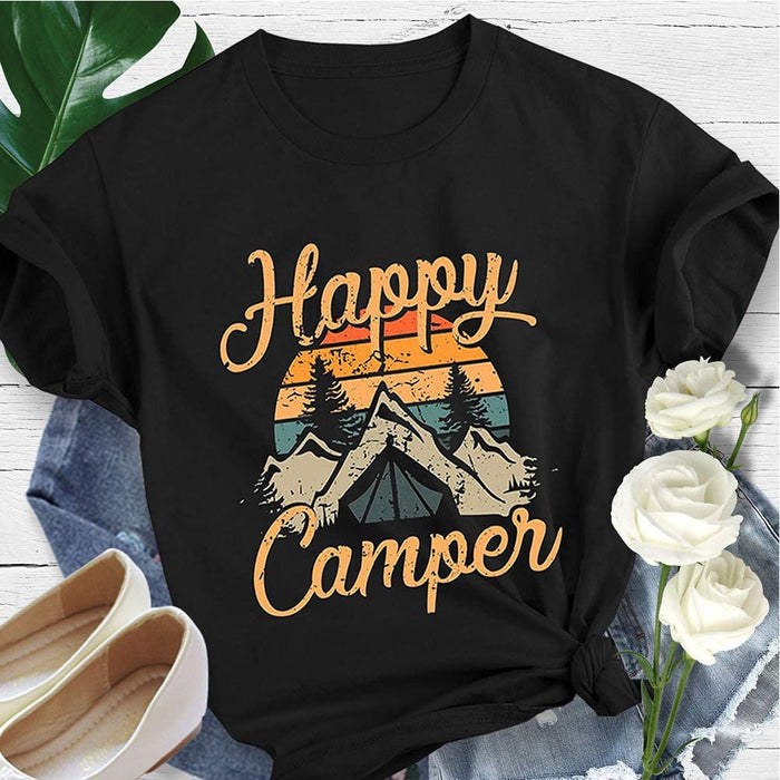 Women Happy Camper T-Shirt