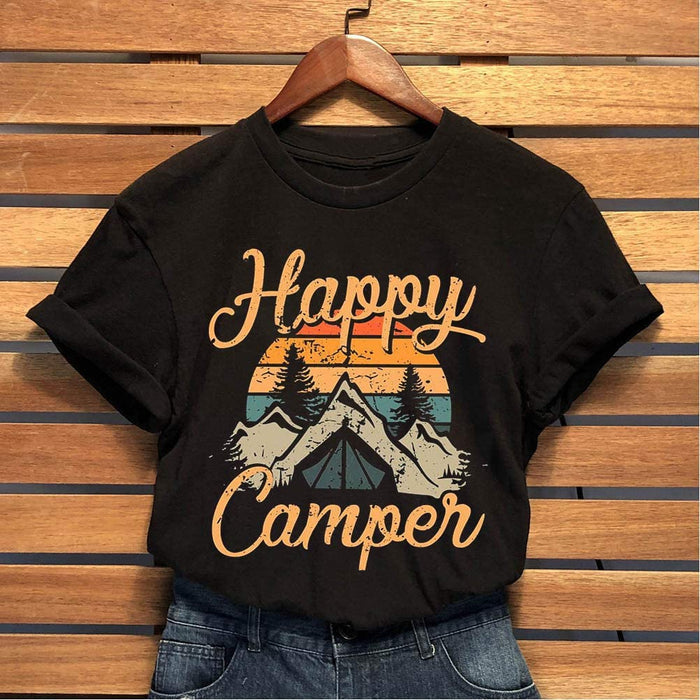 Women Happy Camper T-Shirt