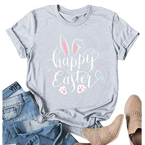 Women Happy Easter T-Shirt Cute Easter Shirt