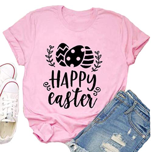 Women Happy Easter T-Shirt Cute Easter Shirt