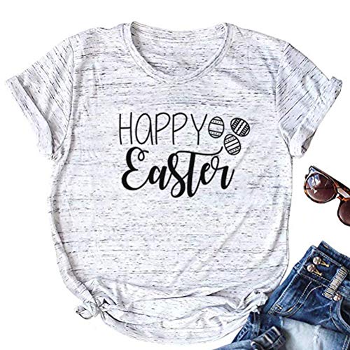 Women Happy Easter T-Shirt Cute Easter Shirt