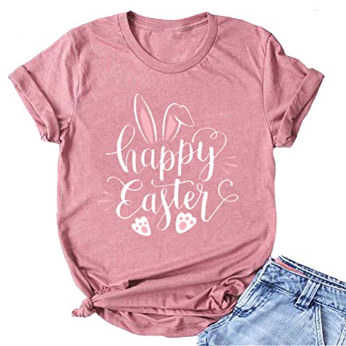 Women Happy Easter T-Shirt Cute Easter Shirt