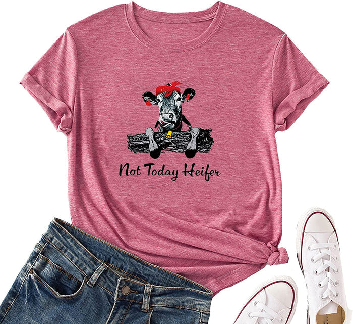 Women Heifer T-Shirt Cow Shirt