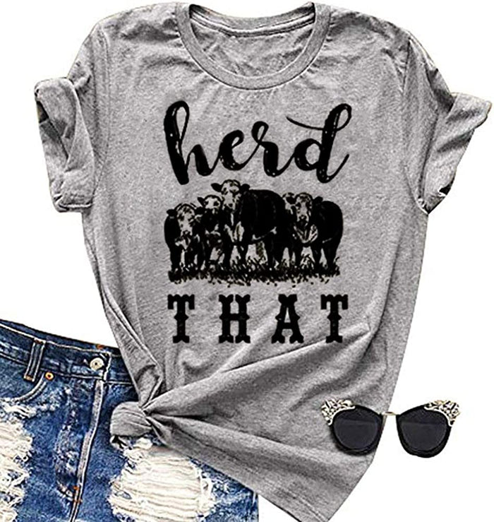Women Herd That Cow T-Shirt