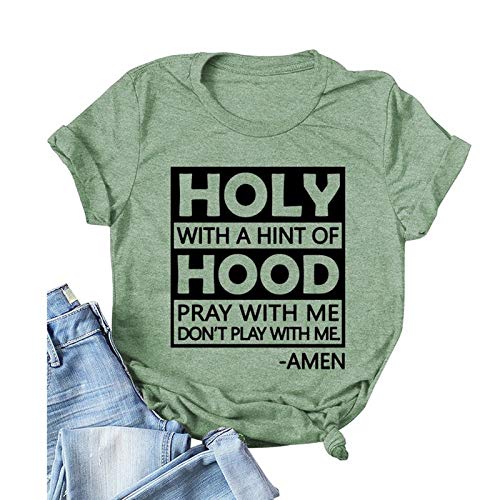 Women Holy with A Hint of Hood T-Shirt