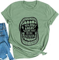 Women If You aren't Angry You're Not Paying Attention T-Shirt
