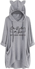Women I'm Ride or Die Until about 9PM Shirt Fashion Hoodies with Pockets