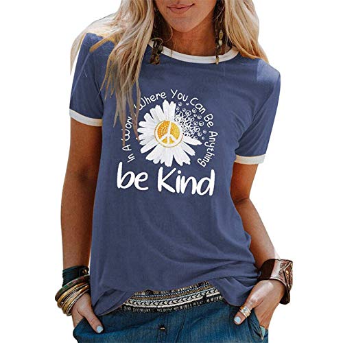 Women in a World Where You can Be Anything Be Kind T-Shirt Kindness Shirt