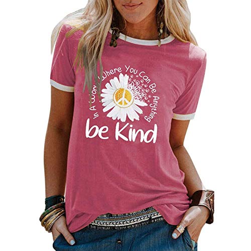 Women in a World Where You can Be Anything Be Kind T-Shirt Kindness Shirt