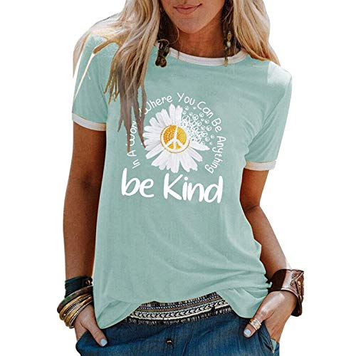 Women in a World Where You can Be Anything Be Kind T-Shirt Kindness Shirt
