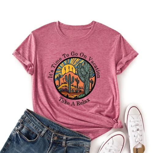 Women It's Time to Go on Vacation Take A Relax T-Shirt
