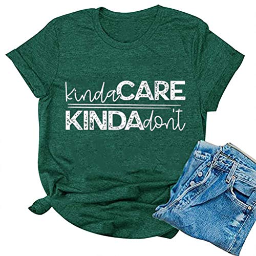 Women Kinda Care Kinda Don't T-Shirt
