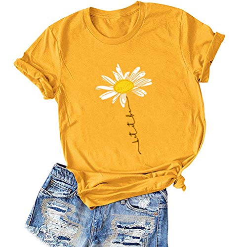 Women Let It Be T-Shirt Daisy Shirt
