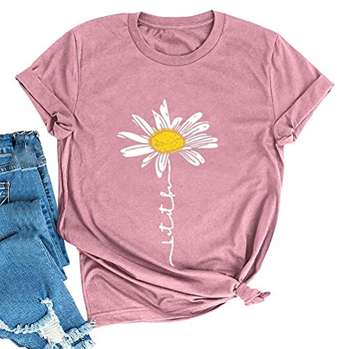 Women Let It Be T-Shirt Daisy Shirt
