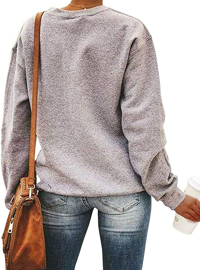 Women Long Sleeve If My Mouth Doesn't Say It My Face Definitely Will Sweatshirt
