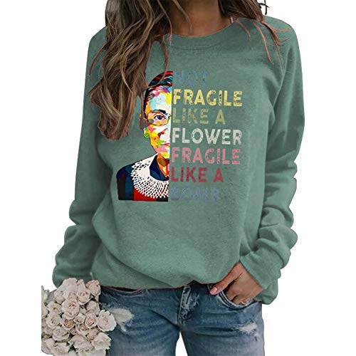 Women Long Sleeve Not Fragile Like A Flower Fragile Like A Bomb Sweatshirt