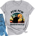 Women Madafakas T-Shirt Funny Cat Shirt