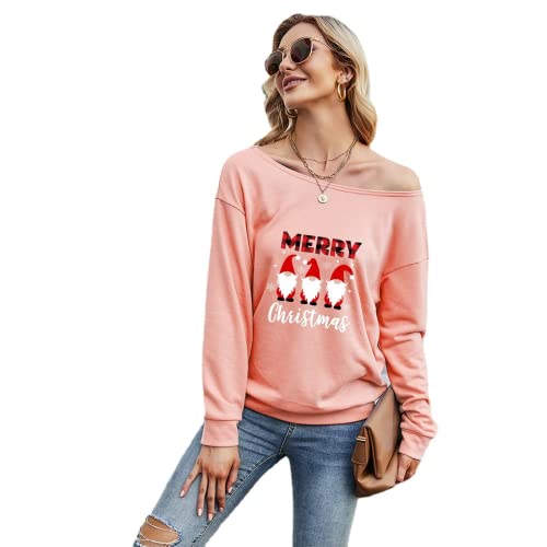 Women Merry Christmas Fashion Shirt Christmas Gnomes Graphic Blouse