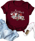 Women Merry Christmas T-Shirt Cute Gnomies Christmas Shirt