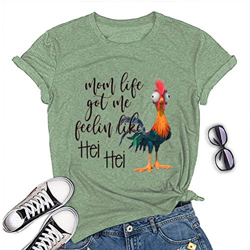 Women Mom Life Got Me Feeling Like HEI HEI Funny T-Shirt