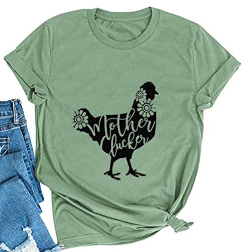 Women Mother Clucker T-Shirt Women's Graphic Shirt