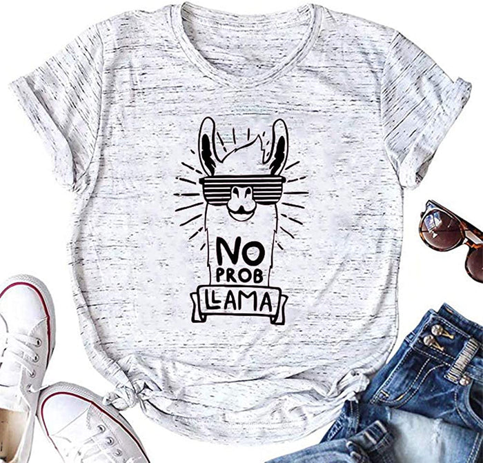 Women No Drama Llama T-Shirt