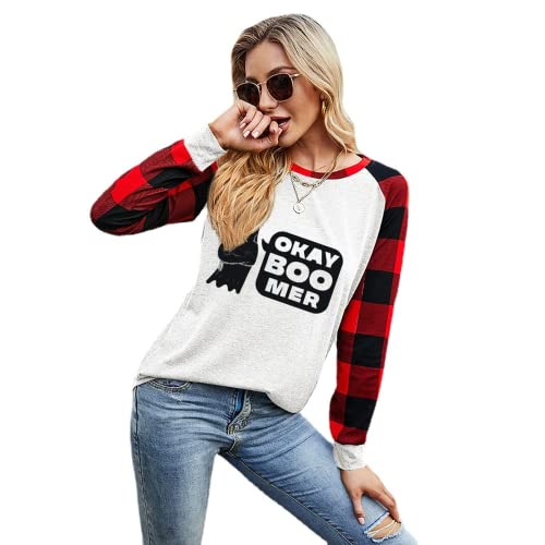 Women OK Boomer Fashion Blouse Funny Boomer Shirt