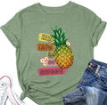 Women Pineapple Summer T-Shirt My Life is So Sweet Tees Tops