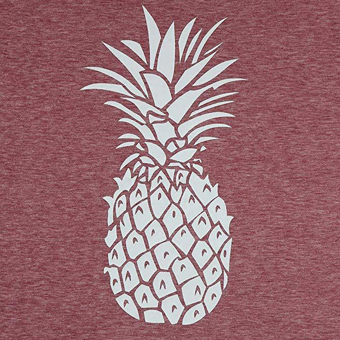 Women Pineapple T-Shirt Summer Vibes Shirt