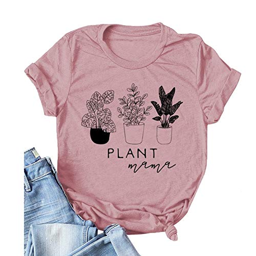 Women Plant Mama T-Shirt Graphic T-Shirt