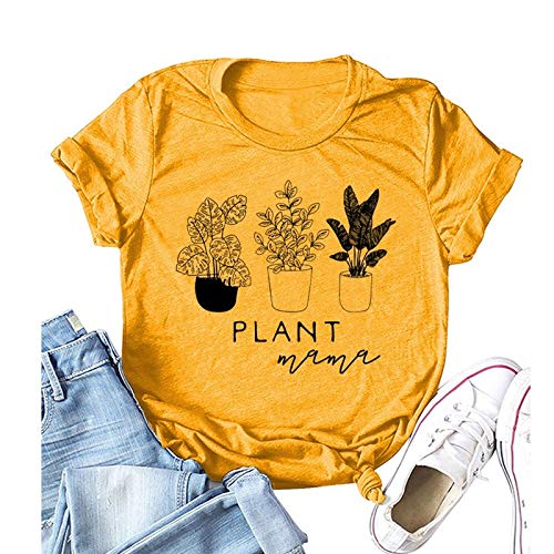 Women Plant Mama T-Shirt Graphic T-Shirt