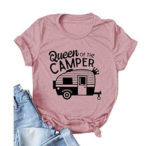 Women Queen of The Camper Shirt Camper Queen Tee