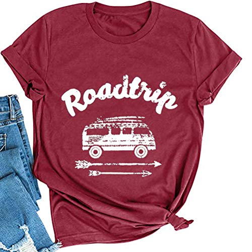 Women Road Trip T-Shirt Travel Hippie Shirt