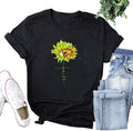 Women Sunflower Faith T-Shirt Christian T-Shirt