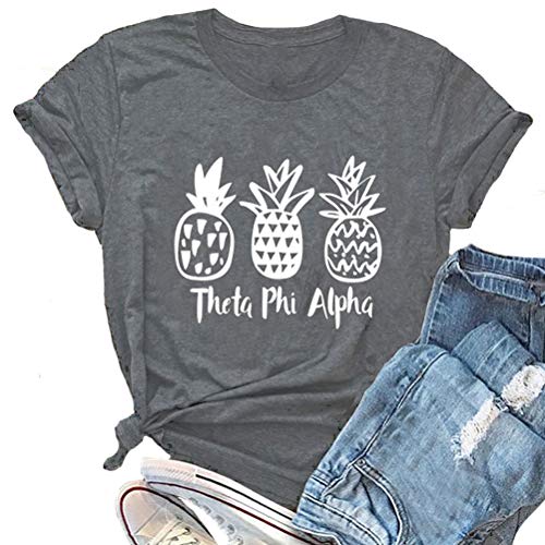 Women Theta Phi Alpha Pineapple T-Shirt