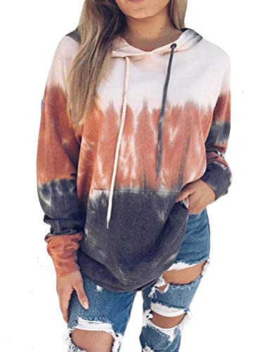 Women Tie dye Long Sleeve Fashion Hoodie