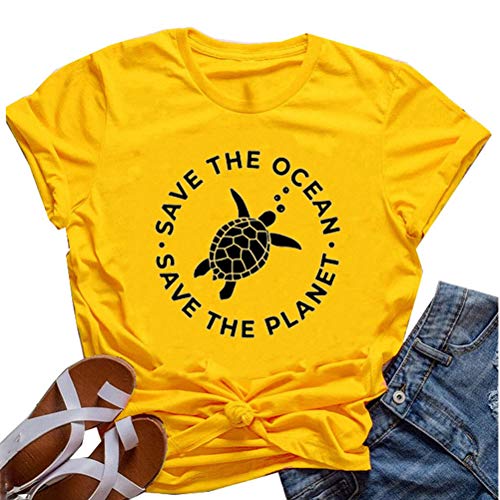 Women Turtle Graphic Cute T-Shirt