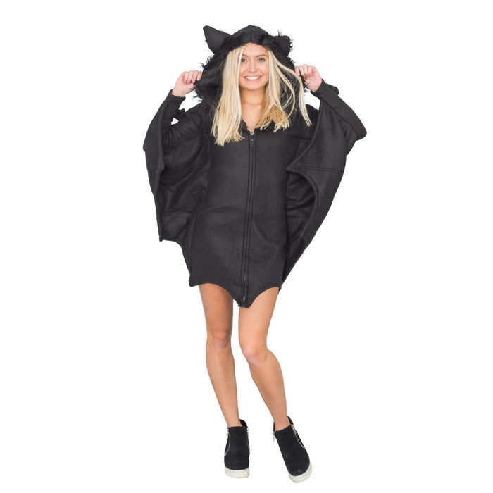 Women's Cozy Lady Bat Costume