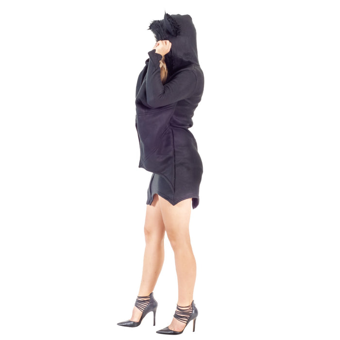 Women's Cozy Lady Bat Costume
