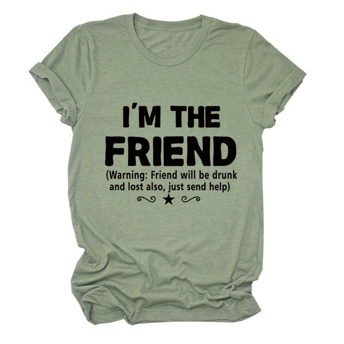 Olive green (black font) / S