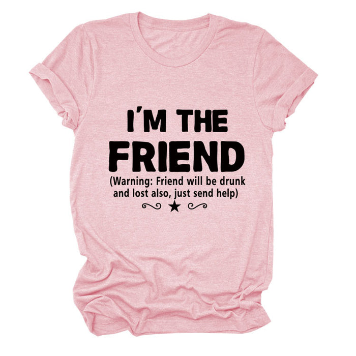Pink (black font) / S