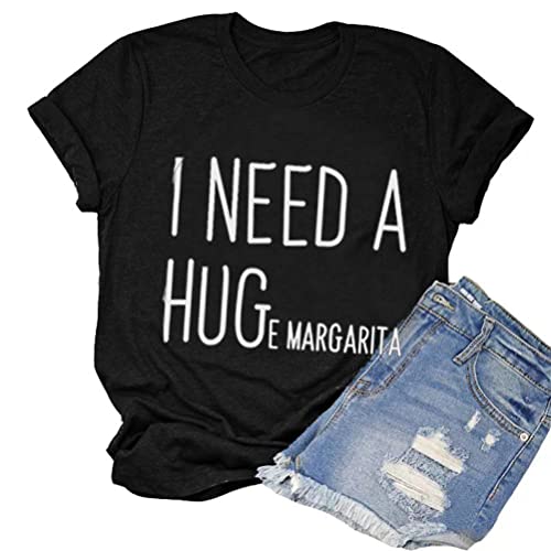 Women?s? I Need A Huge Margarita Graphic Sweatshirts Casual Loose Crew Neck Long Sleeve Top Women