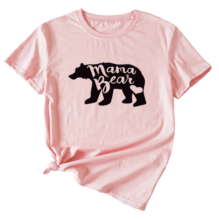 Pink (black font) / S