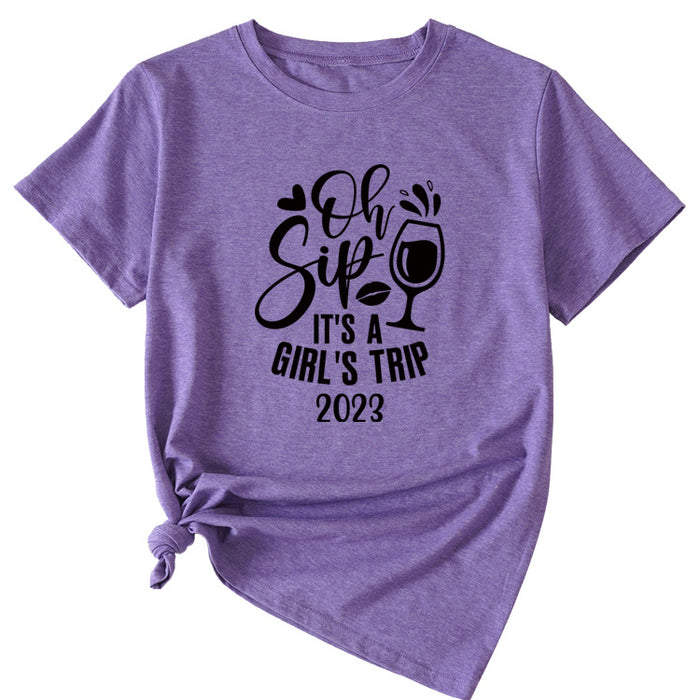 Purple (black font) / S