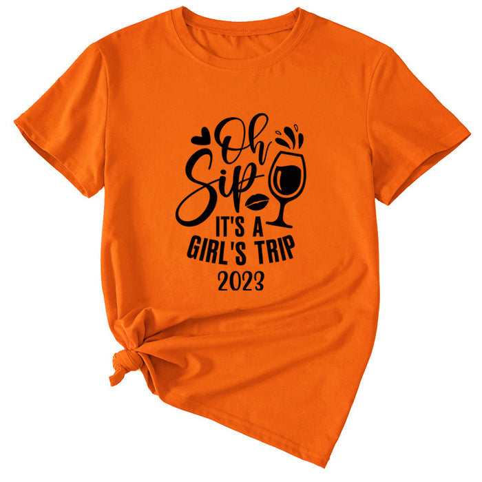 Orange (black font) / S