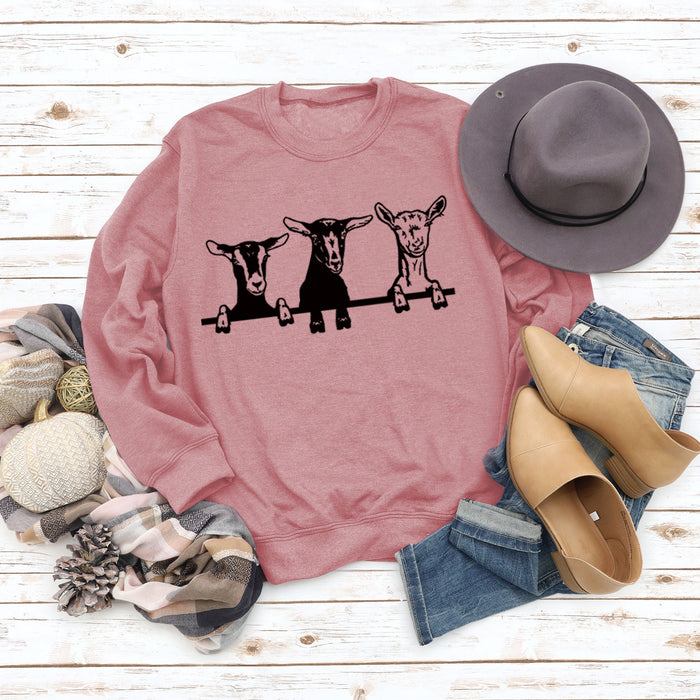Rose gold sweater (black font) / S