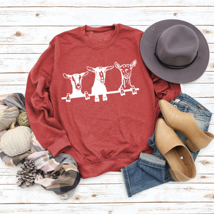 Red sweater (white font) / S