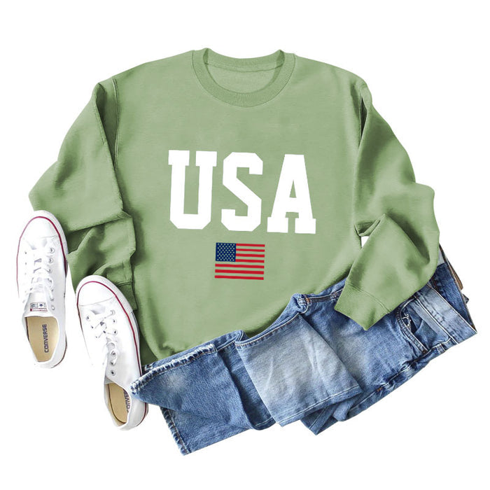 Olive green sweater (white color picture) / S